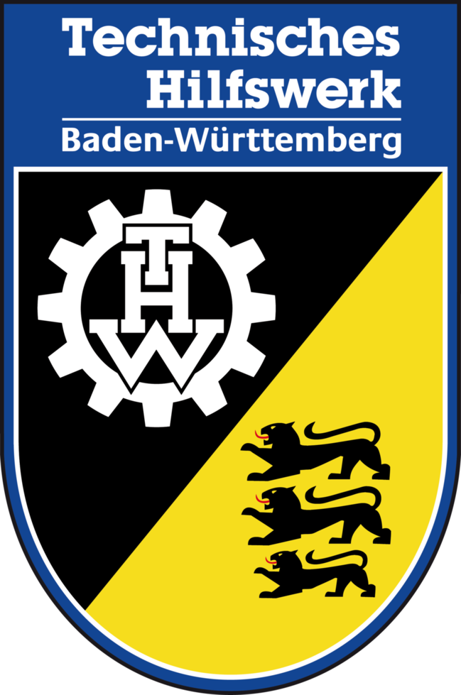 Wappen des Landesverbandes Baden-Württemberg. (Quelle: THW) Wappen des Landesverbandes Baden-Württemberg.